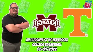 Mississippi State vs Tennessee 2/9/22 College Basketball Free Pick CBB Betting Tips