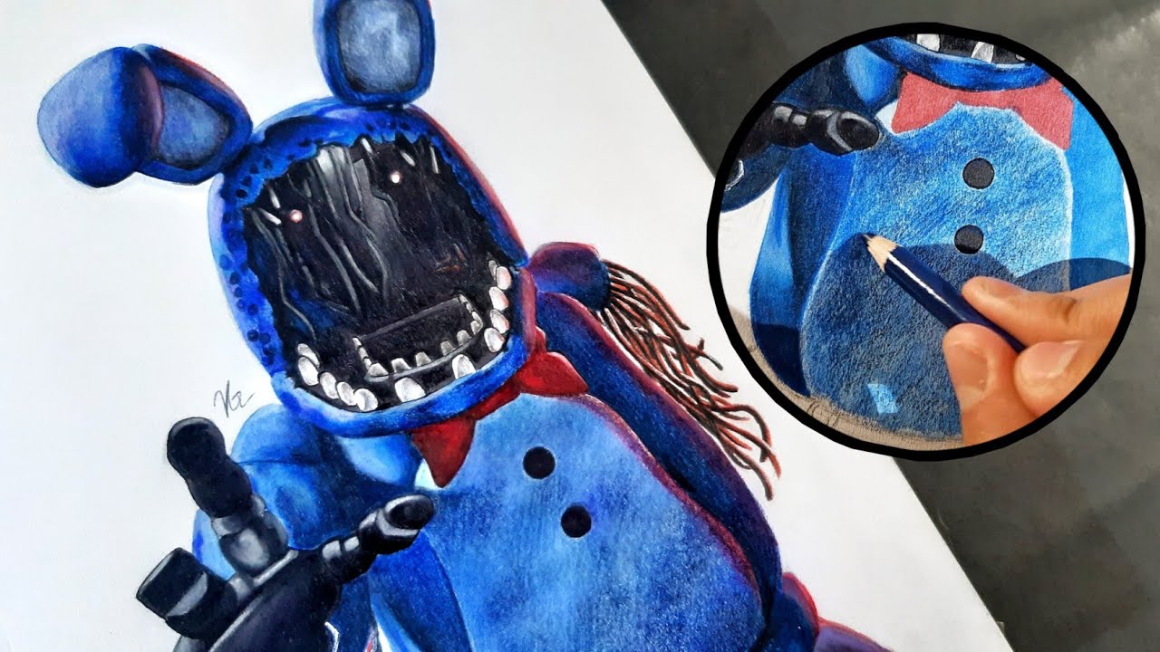 Como Dibujar A Withered Bonnie De Fnaf 2 Y Texturas De Animatronicos