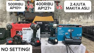 viral!!! adu semua merk impact wrench apr vs makita vs xapr ap101+ ap127+