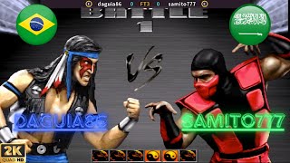 Ultimate Mortal Kombat 3 - daguia86 VS Samito777 FT 3