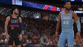 NBA CLEVELAND CAVALIERS  vs DETROIT PISTONS  GAMEPLAY PS5 UHD