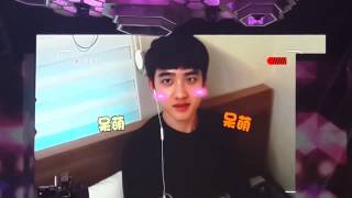 [HD] 140705 EXO D O cute @ Happy Camp dorms VCR