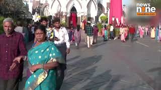 Thousands Visit St. Mary's Basilica In Bengaluru On New Year's Day 2025 | News9