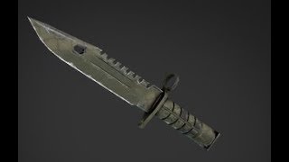 ДЕРЕВЯННЫЙ ШТЫК НОЖ В СКИНЕ КАМУФЛЯЖ /  WOODEN BAYONET KNIFE SKIN CAMOUFLAGE