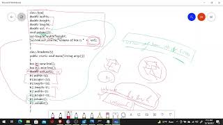 how to declare methods in java||calculate volume of box in java || calling methods in java