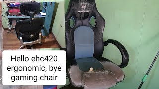 Shopee Ehc 420 ergonomic dynamic chair unboxing, assembly \u0026 review \u0026 happy didnt buy sihoo m57