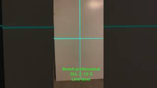 Bosch  Green  Line Laser .