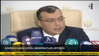 Azərbaycanda sosial müavinətlər artırılıb