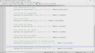 How to use Math functions in java?