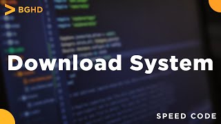 Download System Setup - Speed Code