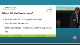 Delivering Mobility as a Service - MaaS Scotland-Ecosse