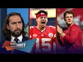 FIRST THINGS FIRST | Nick Wright reacts to Chiefs at 49ers (-1.5)-Sunday at 4 ET on FOX