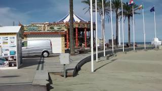 Beach and Promenade, Canet Plage, France