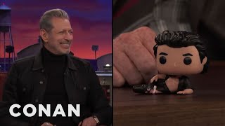 Jeff Goldblum Loves His "Jurassic Park" Pop! Figures | CONAN on TBS