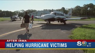 Charity flying donations from Lakeland to Florida Keys