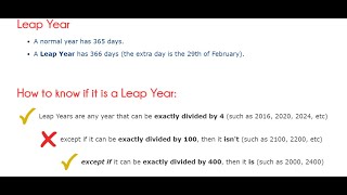 Leap Year Calculator - Python