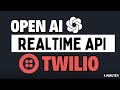 OpenAI Realtime and Twilio API | How To Build An AI Agent For Your Call Center | AI Voice Assistant
