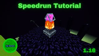 How to Speedrun in 1.16 MINECRAFT BEDROCK Tutorial (PS4/Mobile-MCPE/XBox/Nintendo/Windows10-PC)