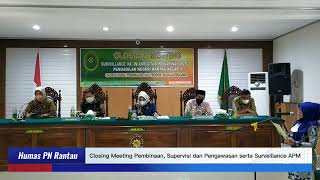 Closing Meeting Pembinaan, Supervisi dan Pengawasan serta Surveillance APM