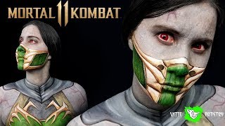 ✅JADE MORTAL KOMBAT 11 Makeup Tutorial (Revenant) MK Kollective