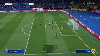 FIFA 20 - PSG vs Borussia Dortmund - Gameplay (PS4 HD) [1080p60FPS]