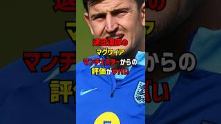 退団濃厚のマグワイアマンチェスターからの評価がヤバい #サッカー #マグワイア