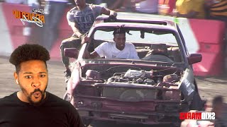 HE NOT EVEN DRIVING!!! | AFRICAN CAR SPINNING!!! | KATRA DRIVES PASSENGER FROM E30 | REACTION!!!