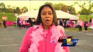 Video: 5K walk makes strides for breast cancer awareness