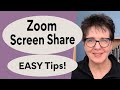 How to Screen Share on Zoom | Easy Zoom Tips | 2021