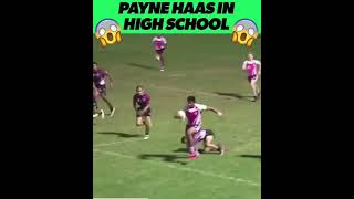 Payne Haas in High School