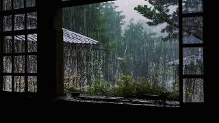Relaxing rain sounds help sleep well, relax and concentrate