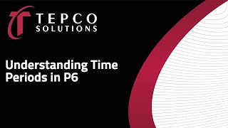 TEPCO - Understanding Time Periods in P6