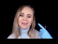 asmr testing you for allergies with some patch tests face and back with rain