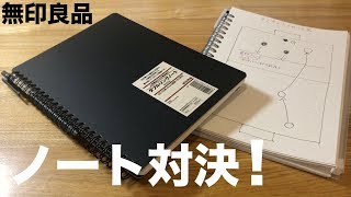 無印良品の文房具対決！白のリングノートに黒のライバルが登場