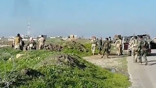 Raw: Peshmerga Offensive Against IS in Iraq