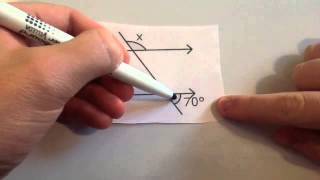 Angles parallel lines - Corbettmaths