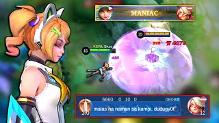 WANWAN vs MELISSA FULL TUTORIAL🔥 ( 1 vs 4 Maniac ) | MLBB