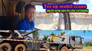 ⛔️Tes op mobil crane,pengalaman 8 bulan di timika,asal bandung