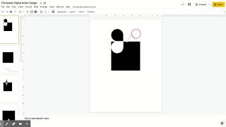 Digital Notan Design with Google Slides