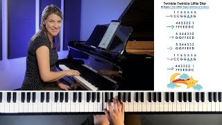 🎹How to Play Twinkle Twinkle Little Star on Piano - Nursery Rhymes🎹
