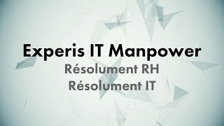 CONF@42 - Experis IT ManpowerGroup - Résolument RH, résolument IT