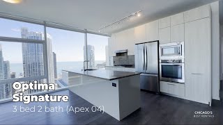 Optima Signature | 3 Bed 2 Bath (Apex 4) - Luxury Apartments for Rent in Chicago's Streeterville