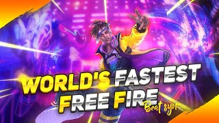 World's Fastest Beat Sync Montage || Magenta Riddim Free Fire Beat Sync Montage