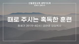 [산돌중앙교회] 24.07.25 새벽기도회 | 때로 주시는 혹독한 훈련