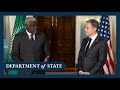 Secretary Blinken meets with African Union Commission Chairperson Moussa Faki Mahamat