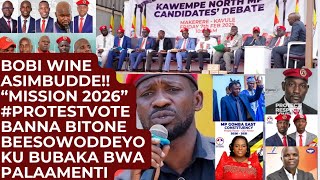 BOBI WINE ASIMBUDDE!! MISSION 2026 #PROTESTVOTE -EDDY YAWE-NAMULINDWA-BIG EYE-AGANAGA-RONALD MAYINJA