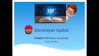 PHP Built in Function | array chunk()