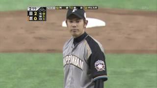 2009日本シリーズ3　巨人vs日本ハム　李 超特大　ホームラン