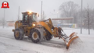 Winter snow storm in Montreal/25cm snowfall/Canada 2022 蒙特利尔暴风雪/25厘米降雪/加拿大 tempête de neige ❄️❄️🇨🇦🇨🇦