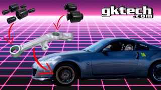 GKTECH front LCA bushings install / 350z g35 v35